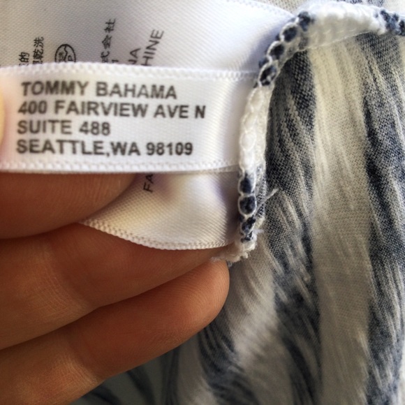 Tommy Bahama T-shirt Small Striped Orchids Floral Cotton Modal - Picture 12 of 12